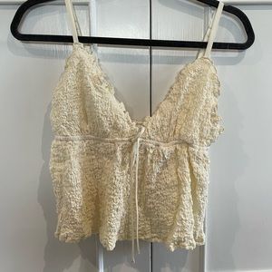 KELLAN TOP CREAM Princess Polly